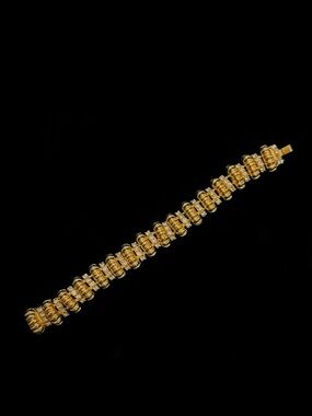 Vintage JBK Elegant Gold Link Bracelet for Women